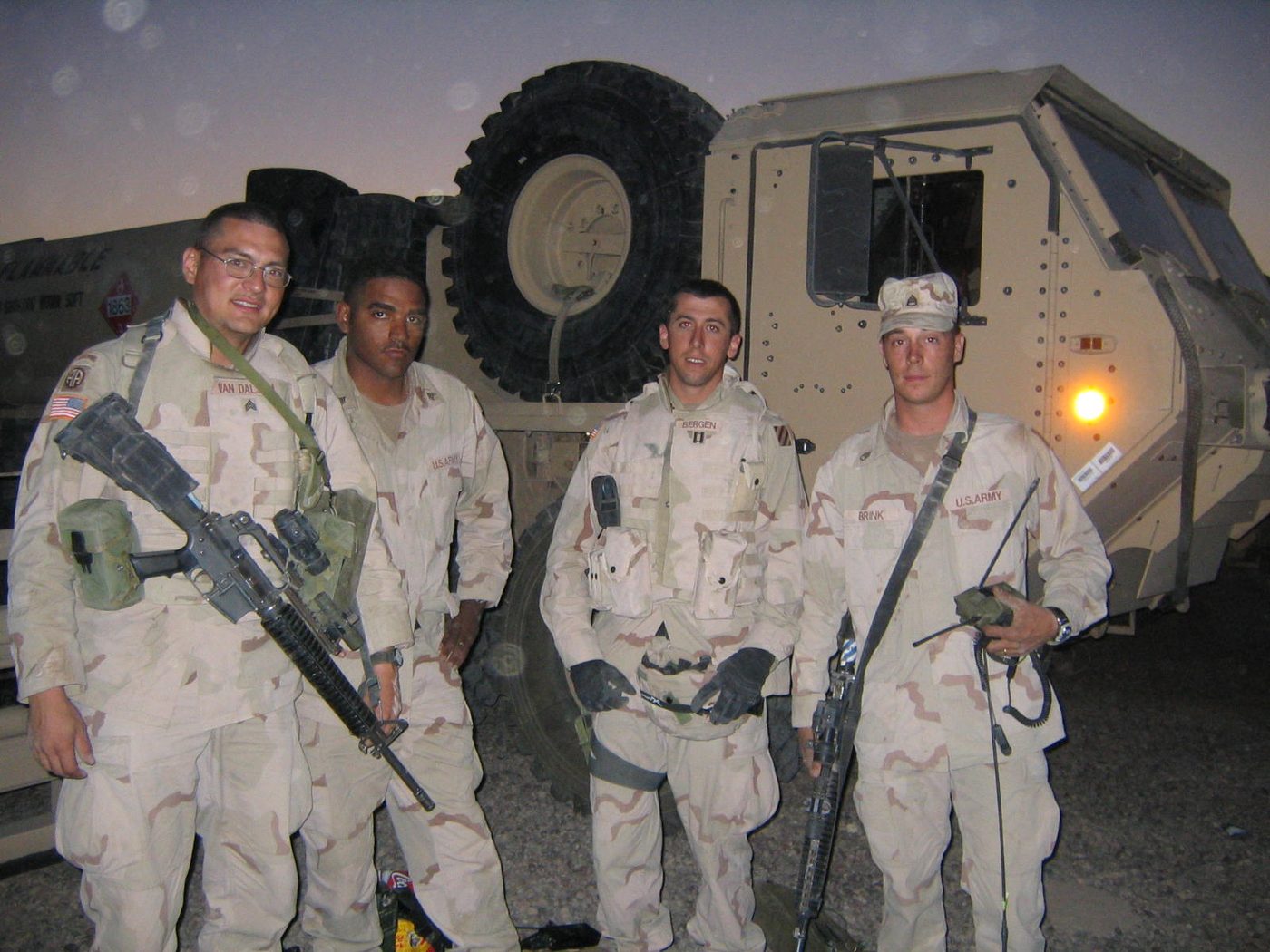 Soldiers returning from Balad, Iraq, 2005